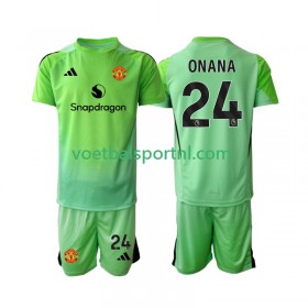 Manchester United Andre Onana 24 Doelman Vierde Shirt Kind 2025-26